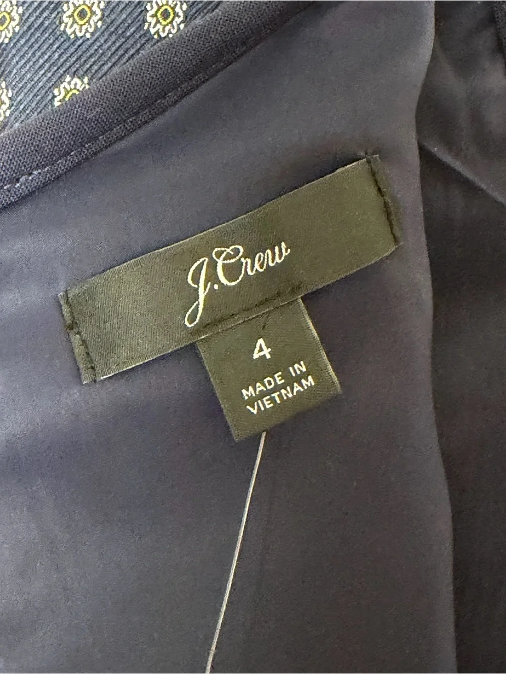 J.Crew Navy Capsule Wardrobe Sheath Dress Sleeveless Career Office Size 4 NWT